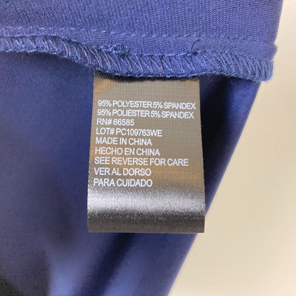 Perceptions New York NWT Midi Dress Size M Navy Blue Knot Waist Formal or Office - Picture 7 of 8